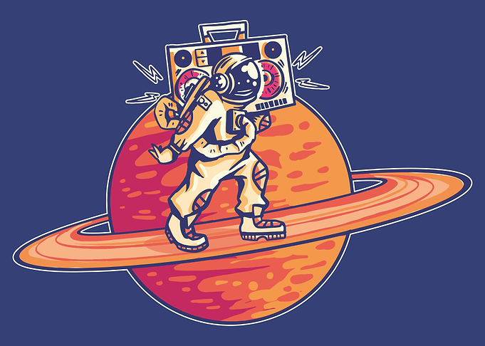 Saturn astronaut