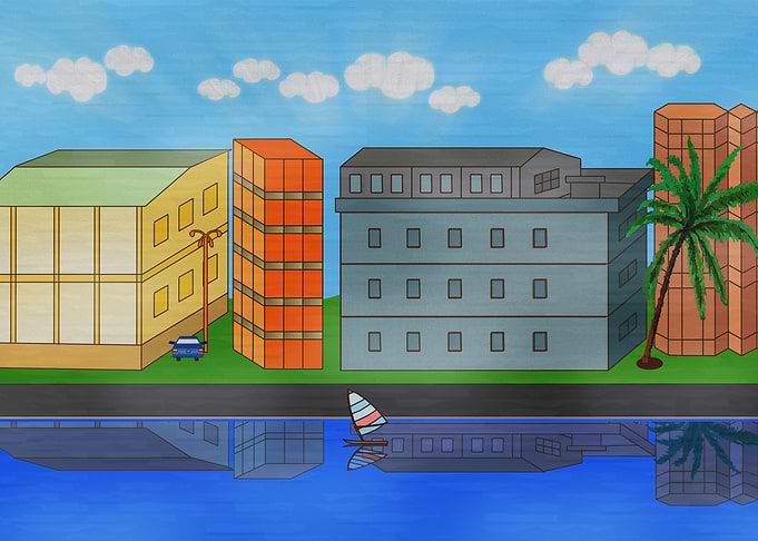 Abstract Town City