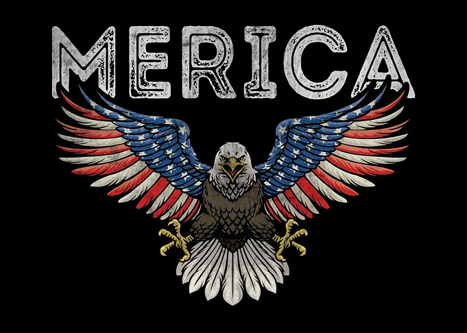 Eagle American Flag USA