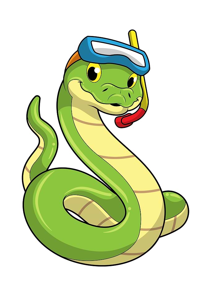 Snake Diver Snorkel