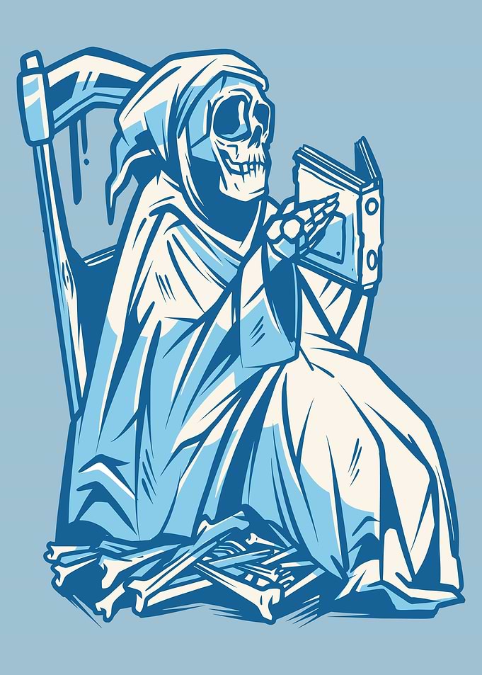 Grim Reaper reading