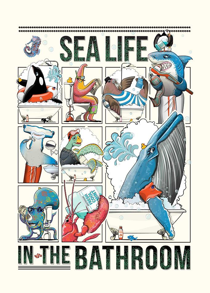 Sea Life in the Bathroom