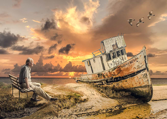 Old man and his ship
