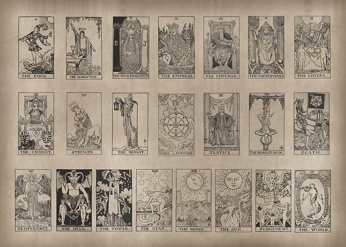 Major Arcana Tarot Cards