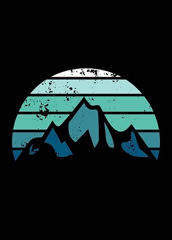 Hiking mountain Sunset