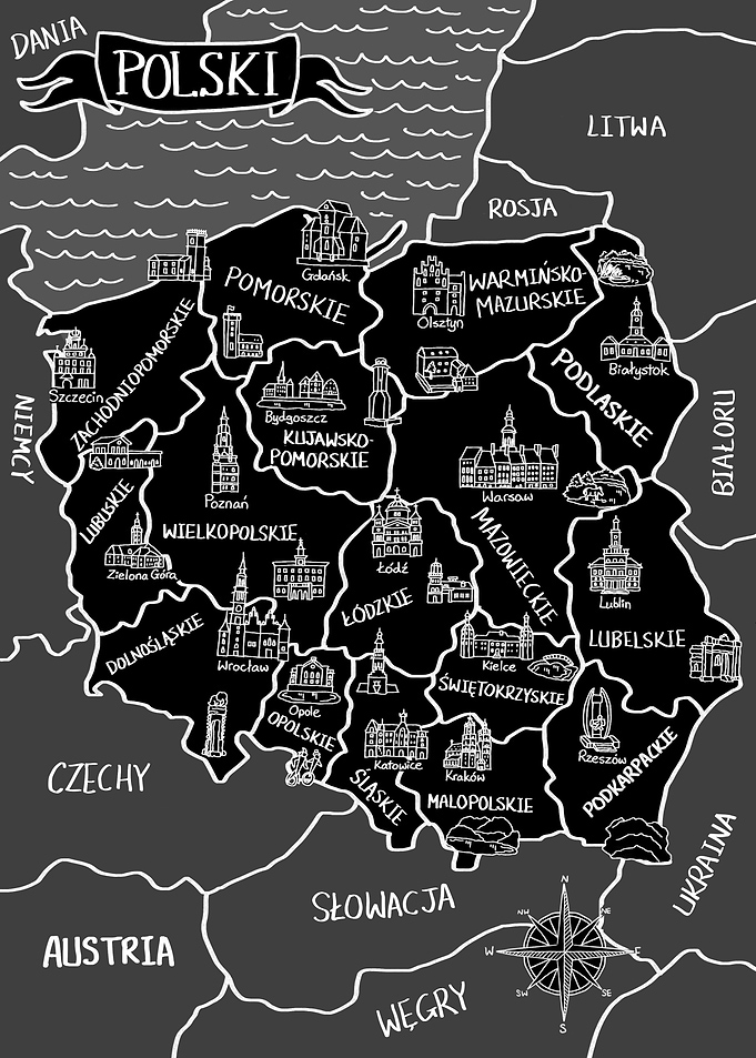 Polska ciemna mapa