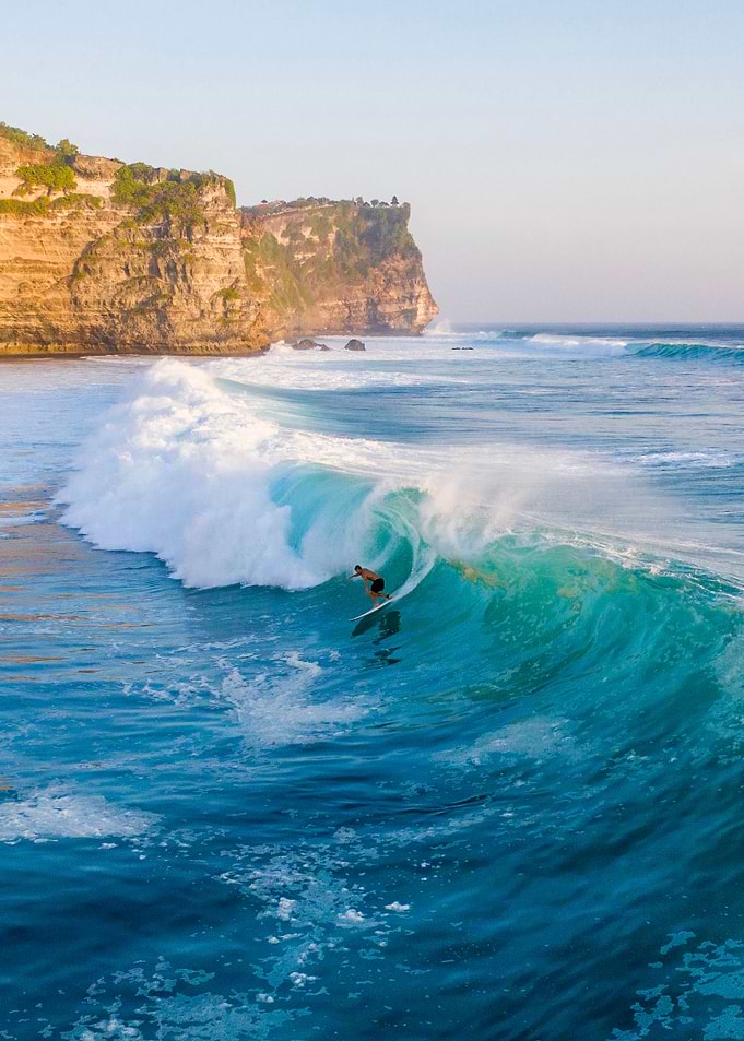 Big Wave Surfing in Bali