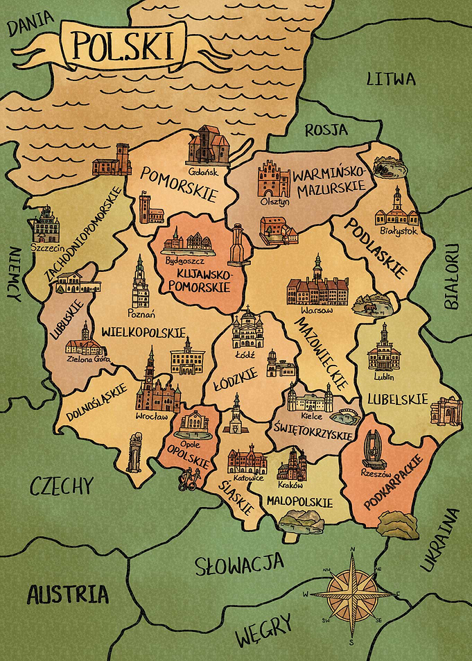 Polska Vintage kolorowa