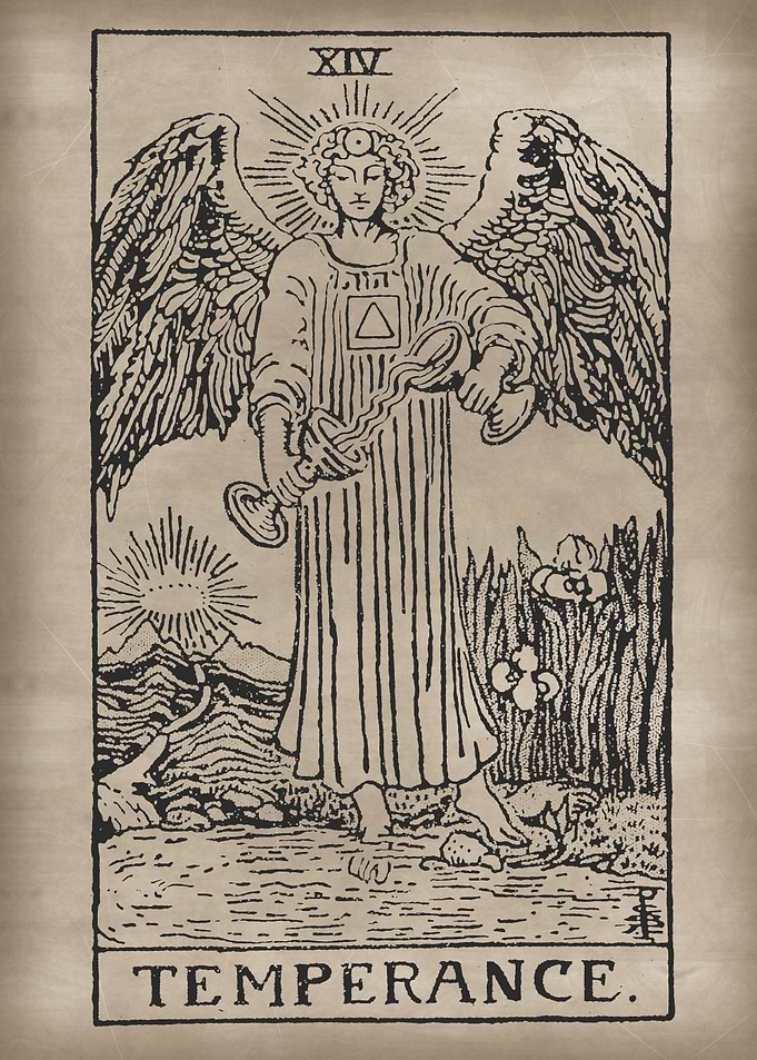 Temperance Tarot Card