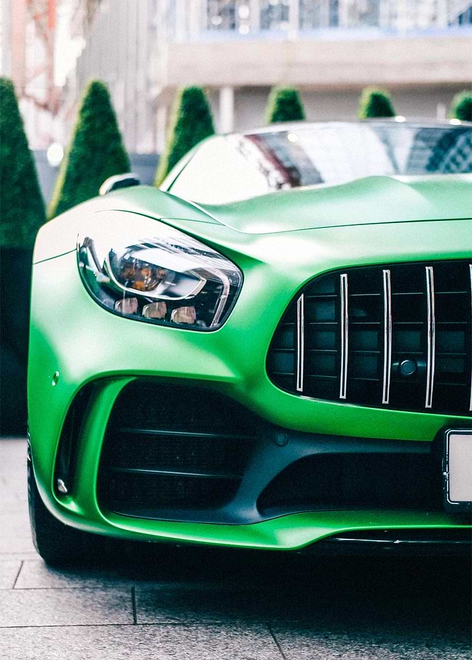 Green Luxury Mercedes