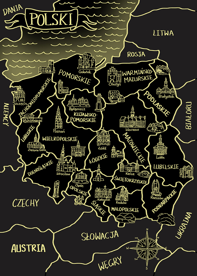 Polska mapa blasku