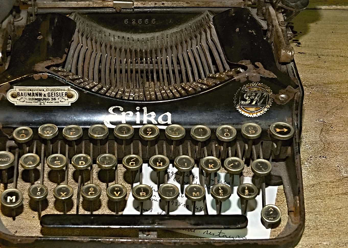Historic Erika Typewriter