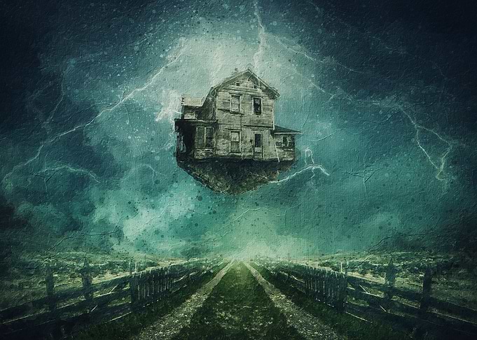 levitating house