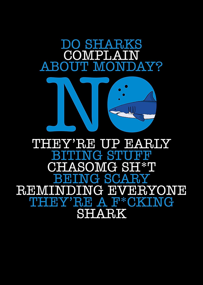 Do sharks complain about m
