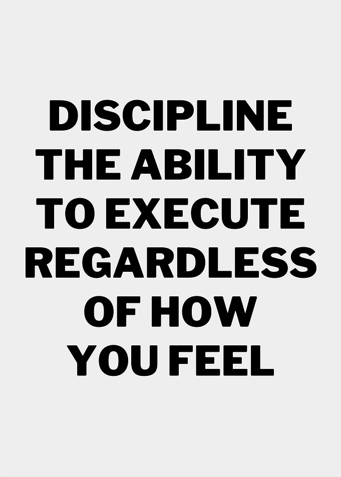 DISCIPLINE MOTIVATION