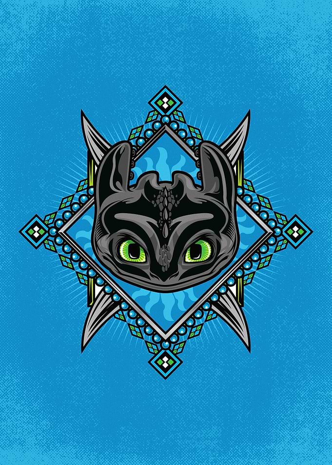 Toothless Head