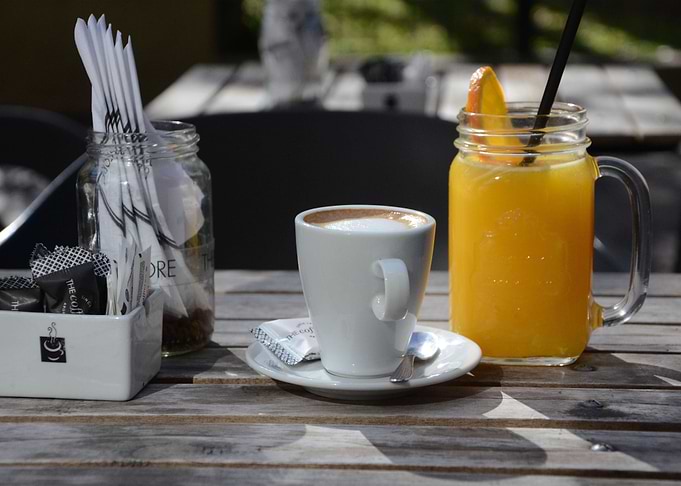 coffee or orange juice