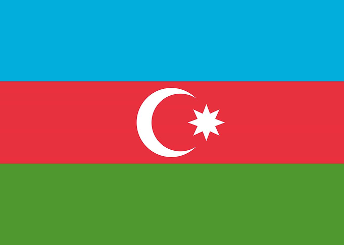 Azerbaijan Flag