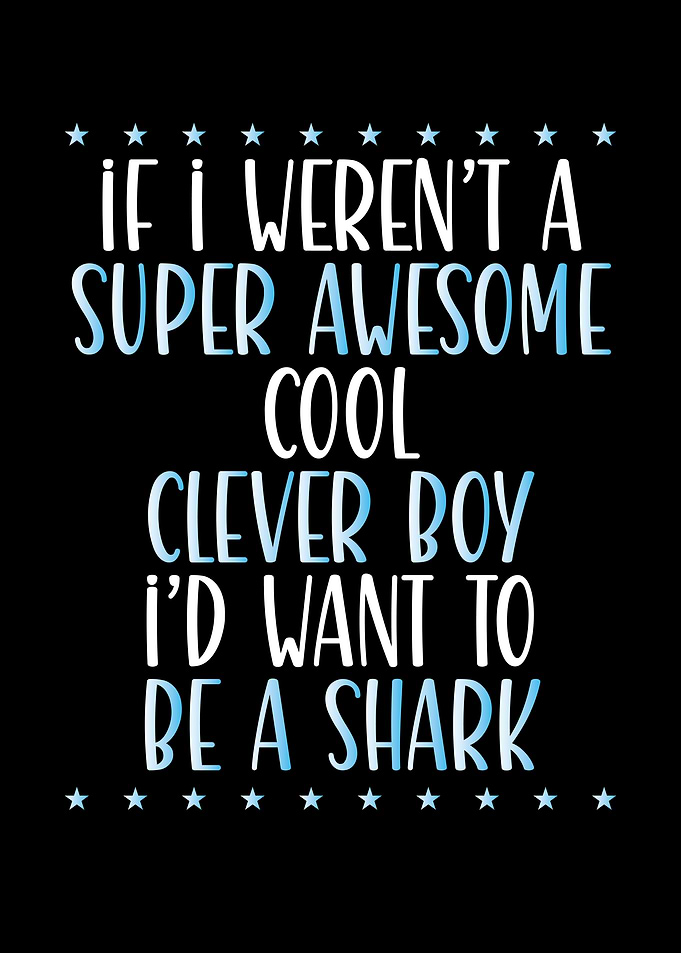 I want to be a shark