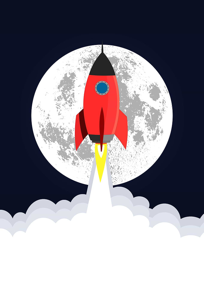 Rocket lift off