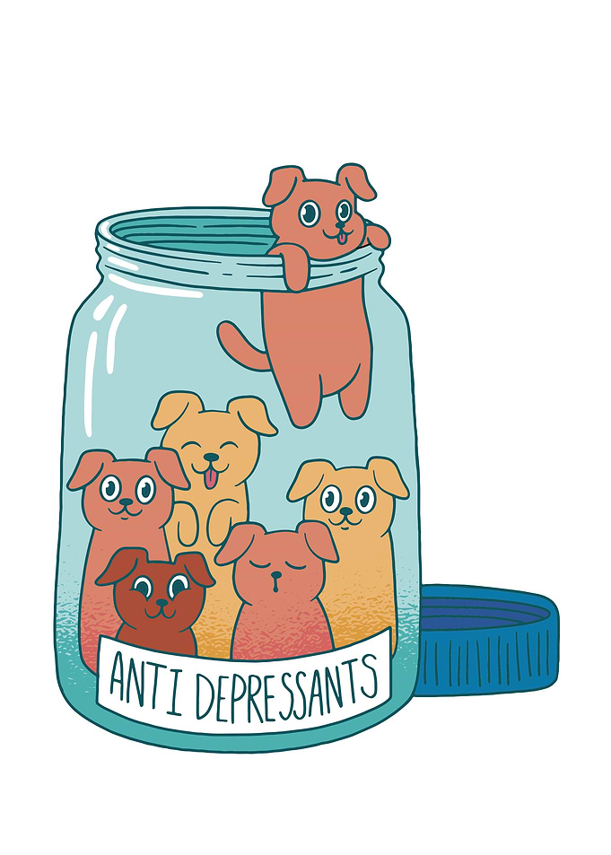 Anti depressants puppies