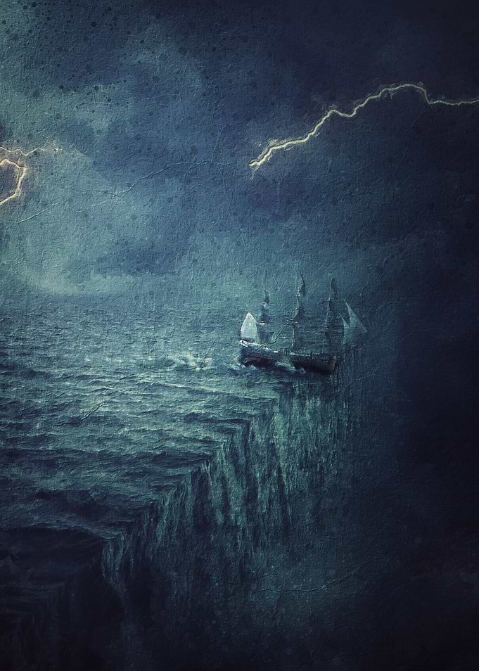 wrecked ship