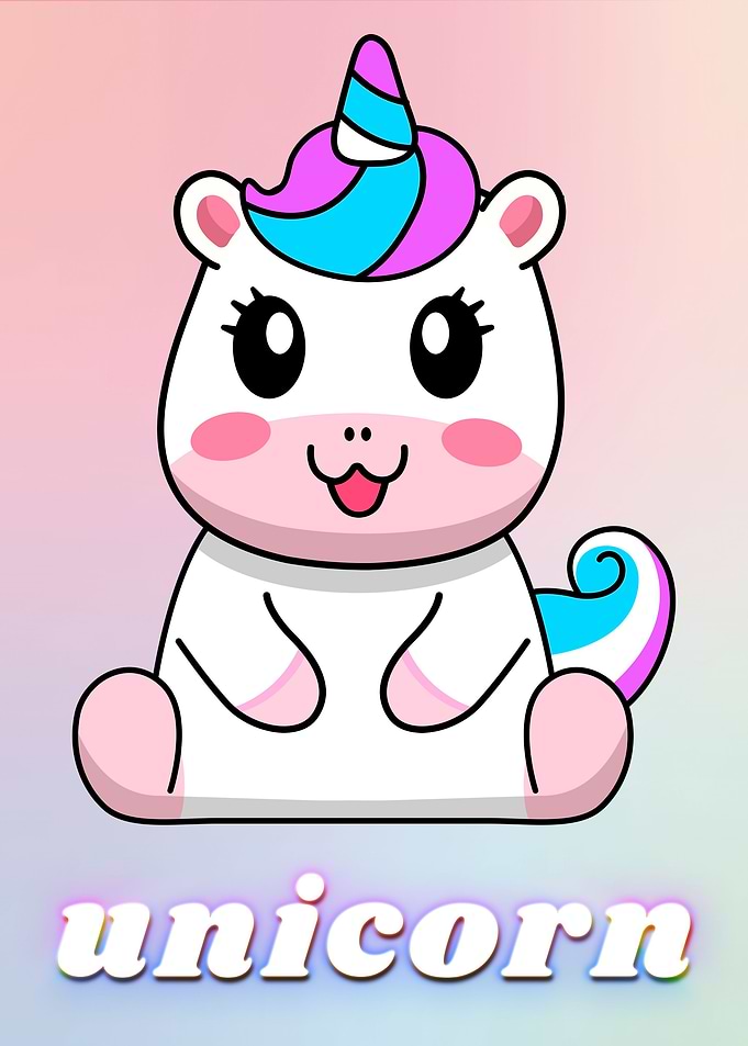 Cute Baby Unicorn