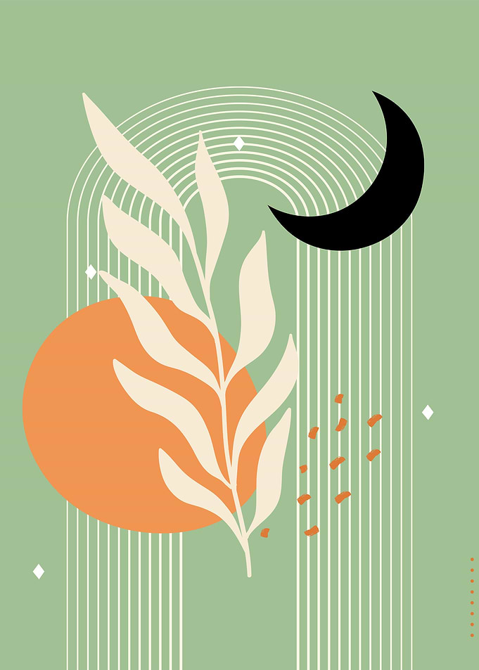 Sage Green Abstract