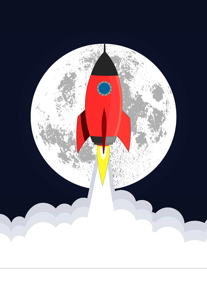 Rocket lift off