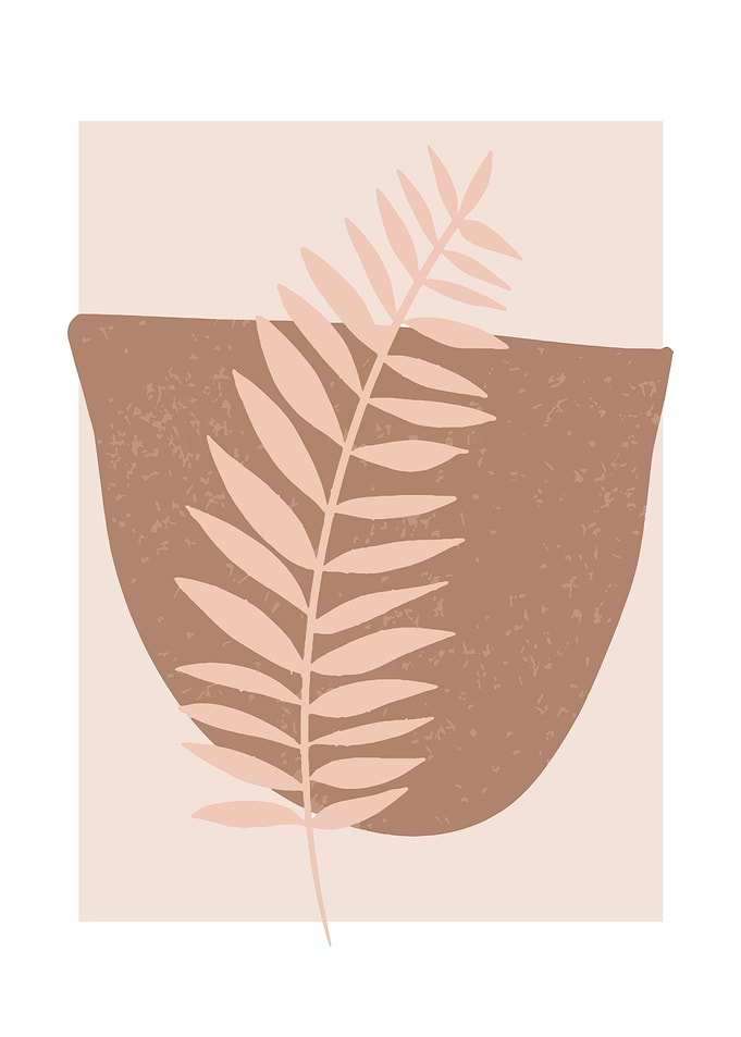 Geometric shapes leaves