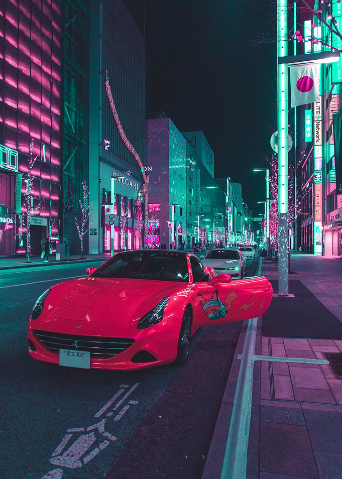 Cyberpunk Tokyo Tuners