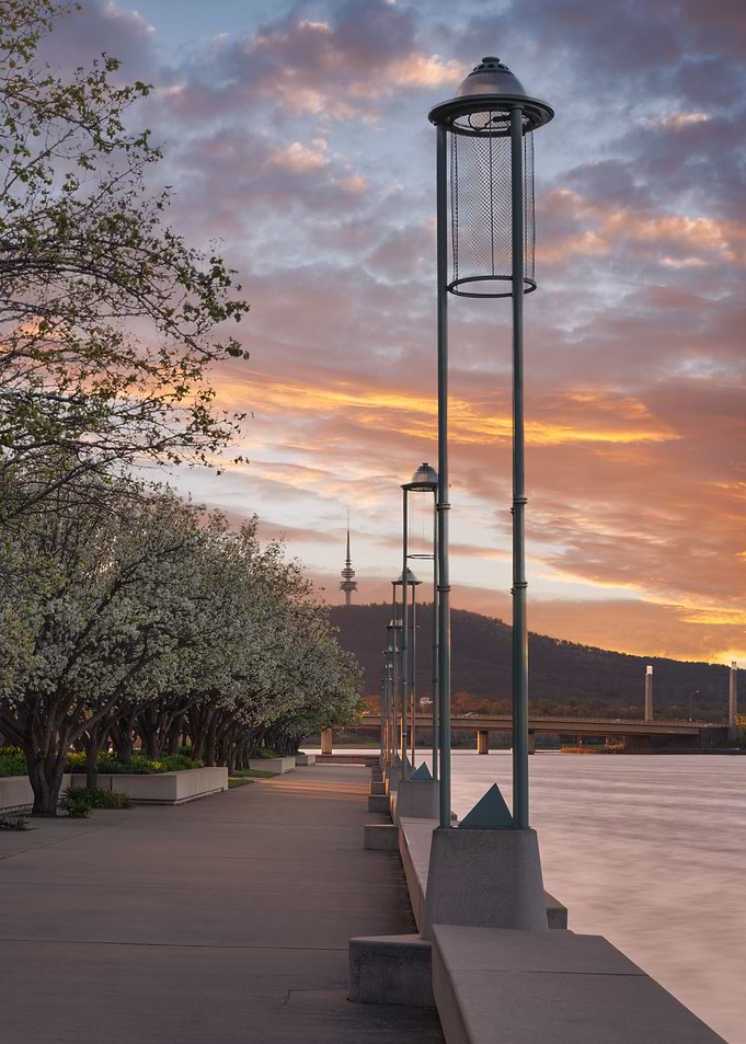 Canberra Lake Sunset