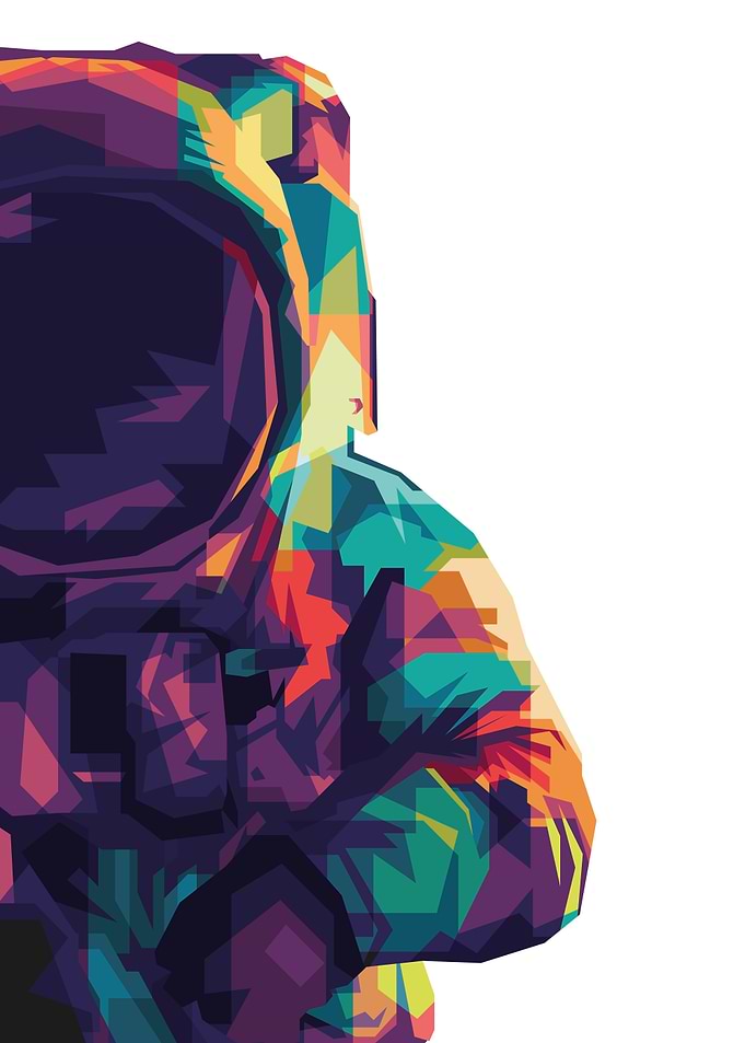 Astronaut Pop Art