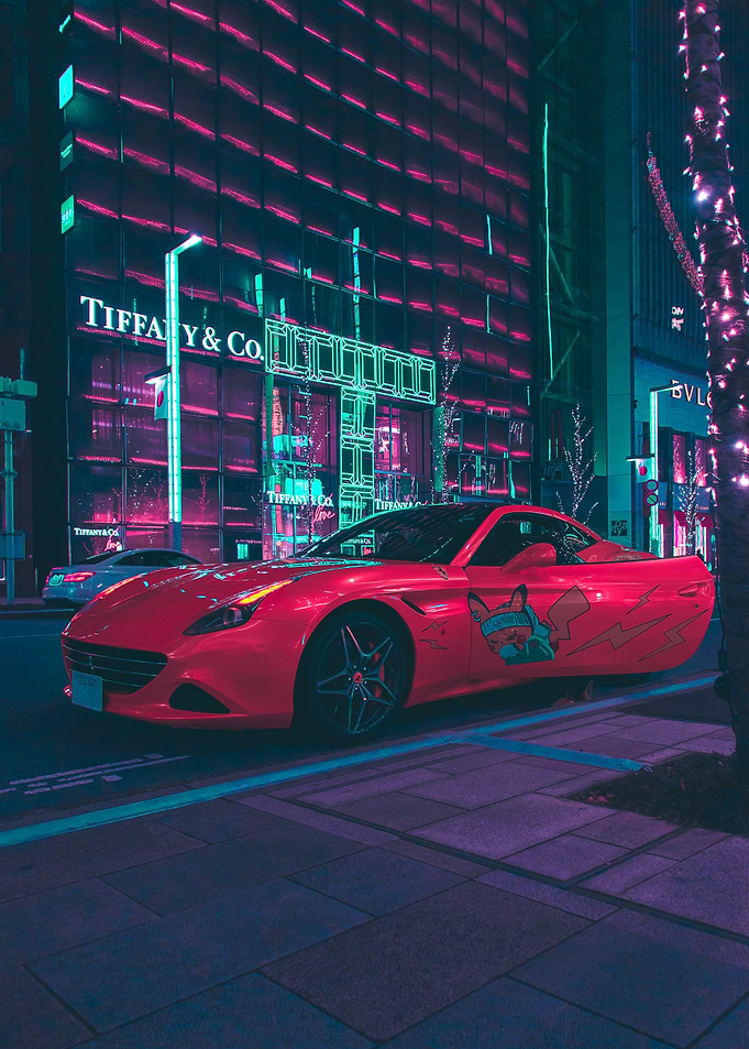 Pikachu Cyberpunk in Tokyo