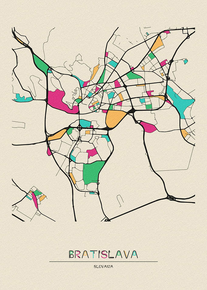 Bratislava Map