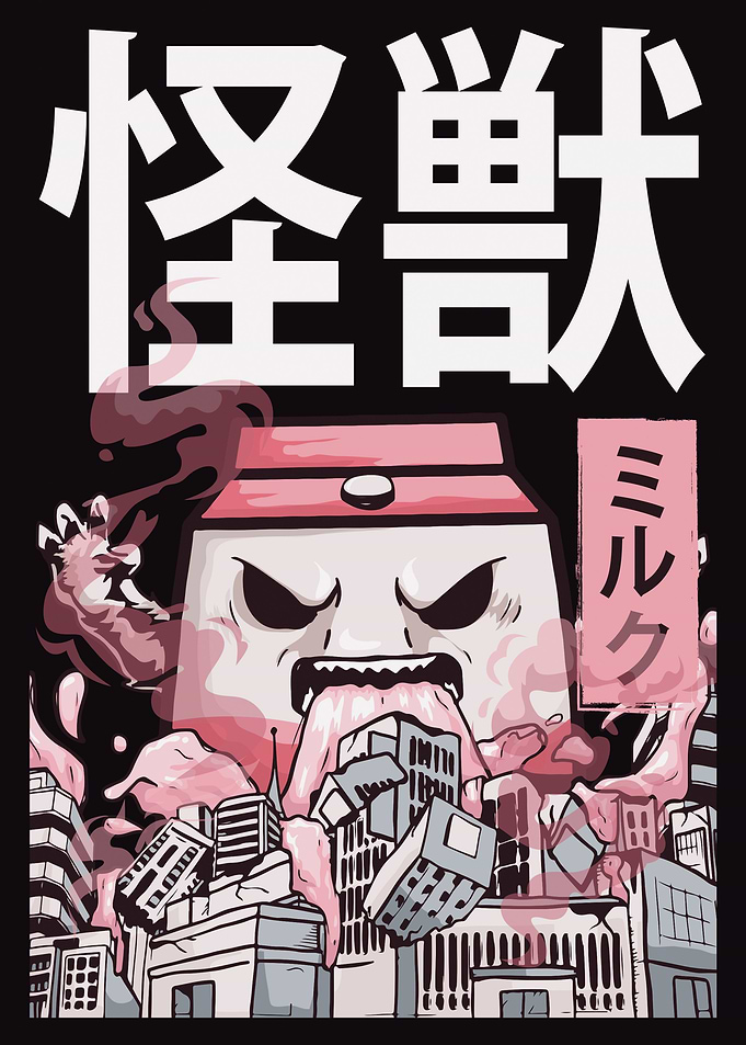 Kaiju Strawberry Milk