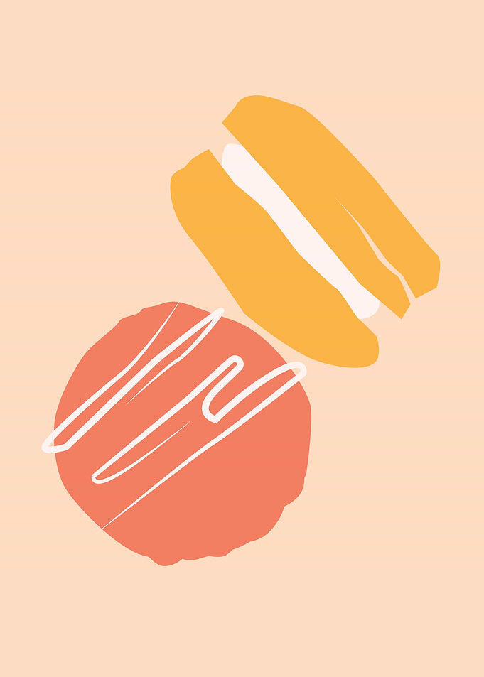 Macaroon food and kitchen