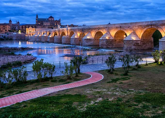 Cordoba At Dusk In Spain