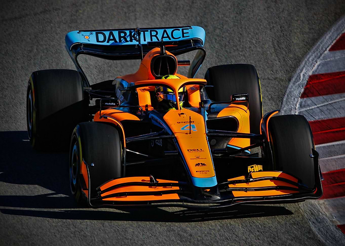 Lando Norris F1 2022 car