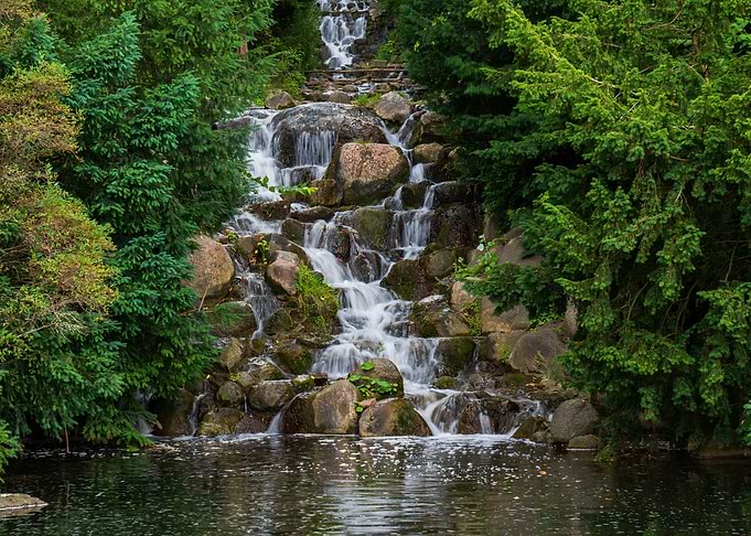 Waterfall In Berlin