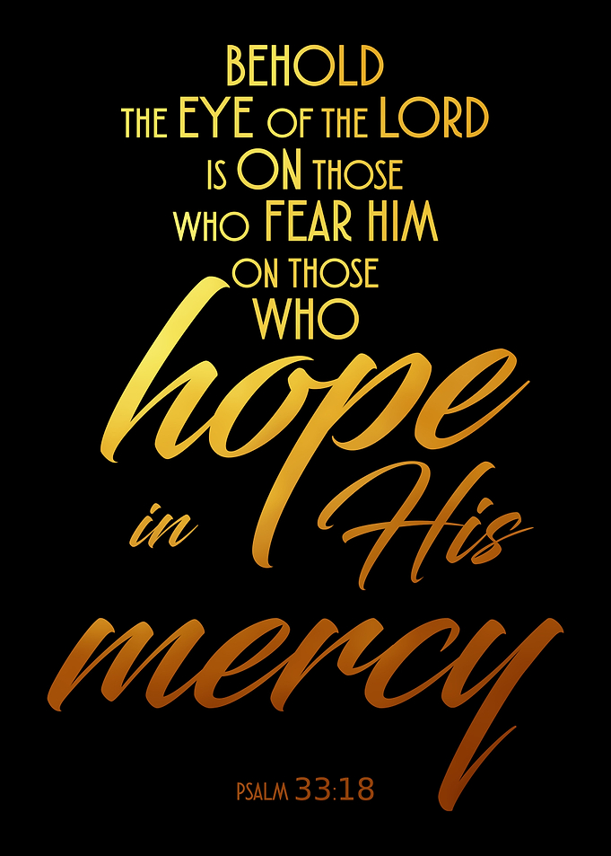 Hope In His Mercy Gold