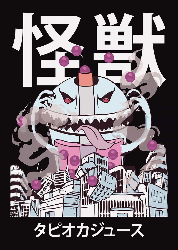 Kaiju Boba Tea Bubble Tea