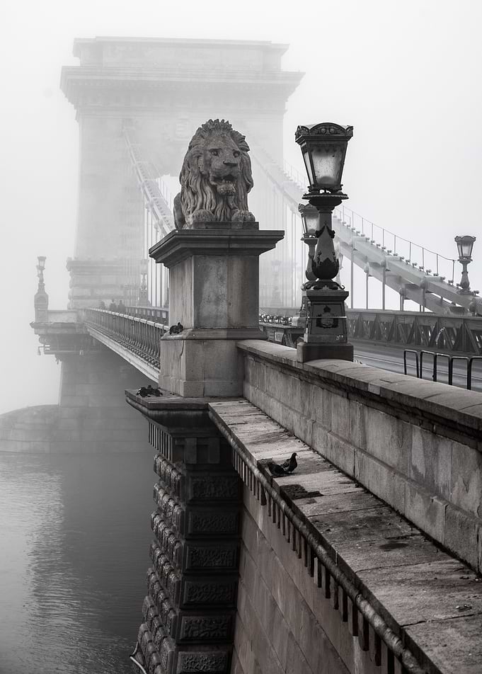 Chain bridge in Budapest