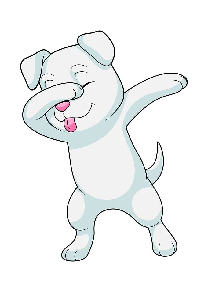 Dog Hip Hop Dance Dab