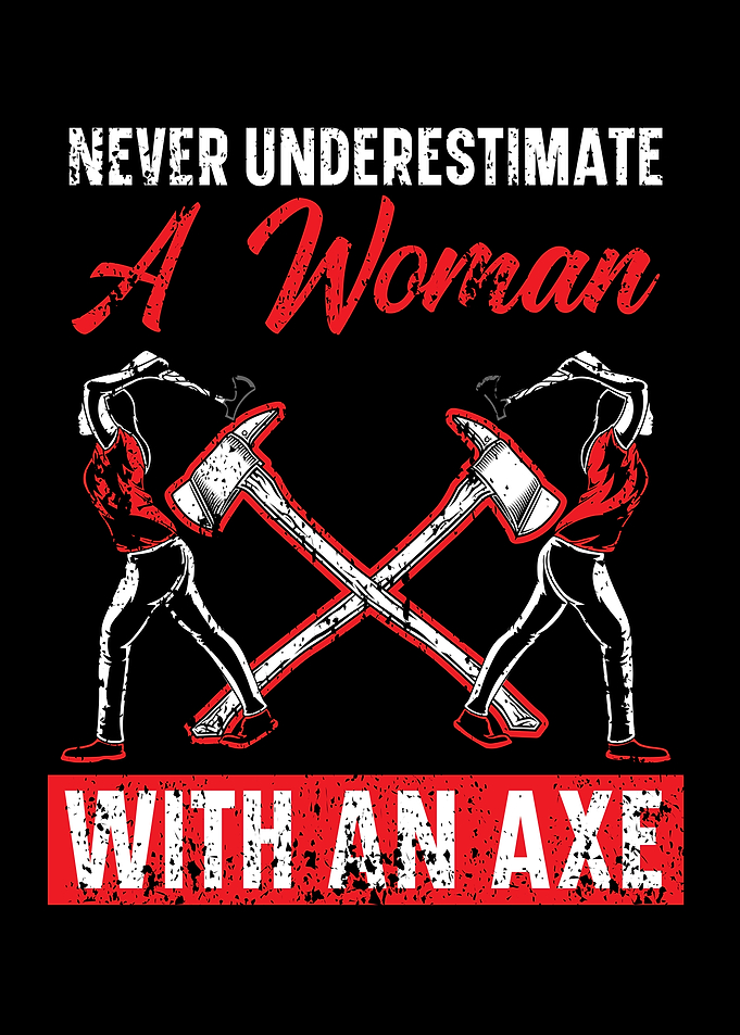 A Woman With An Axe