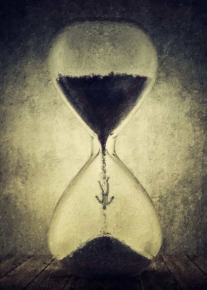 Irreversible time passing