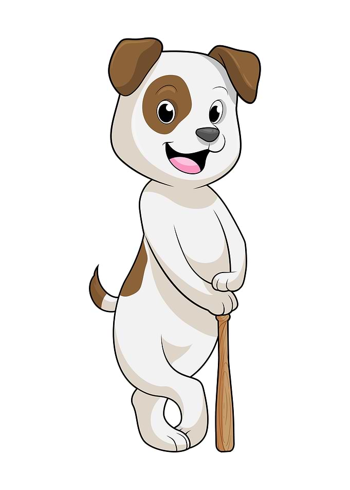 Dog Baseball Baseball bat