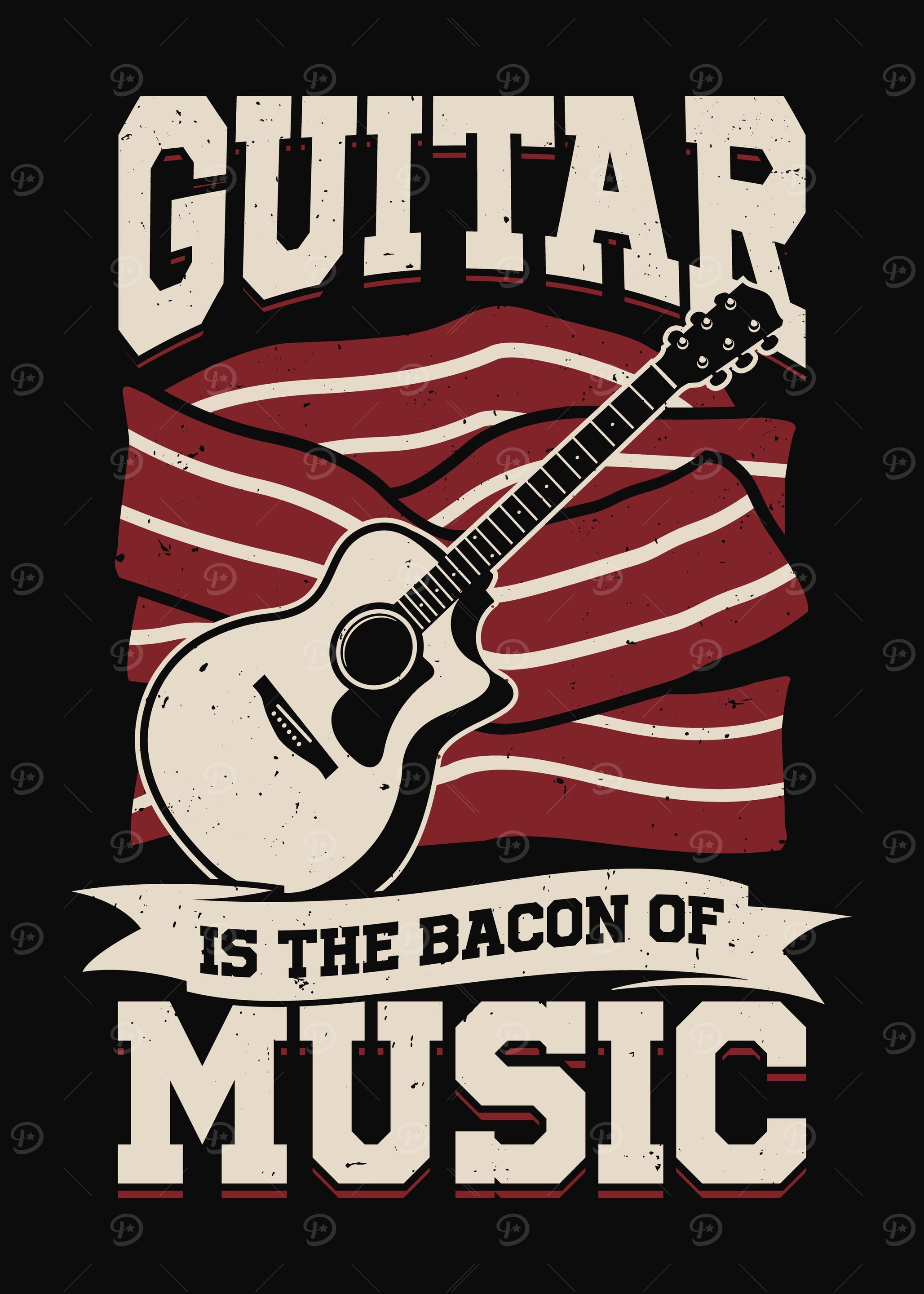 Guitar Guitarist Bacon