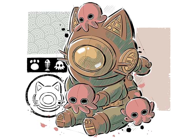 Old Diver Cat
