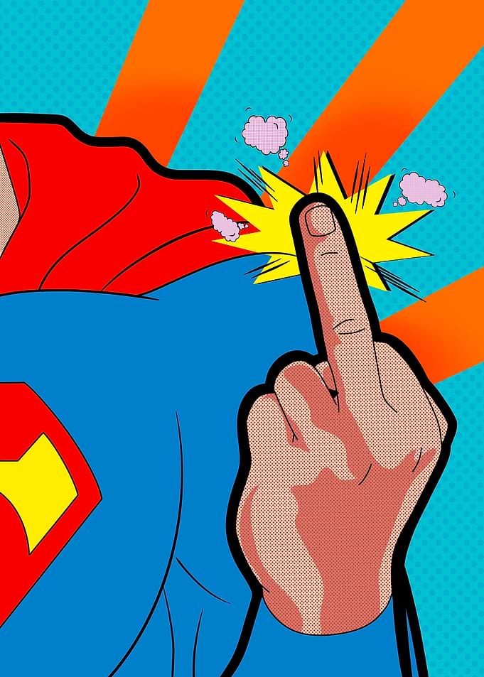 Pop art comics
